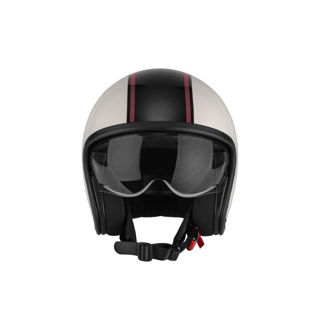 ULTIMATE SPEED® Jethelm, inkl. Helmbeutel und Akustikpolster (creme/schwarz) - B-Ware sehr gut