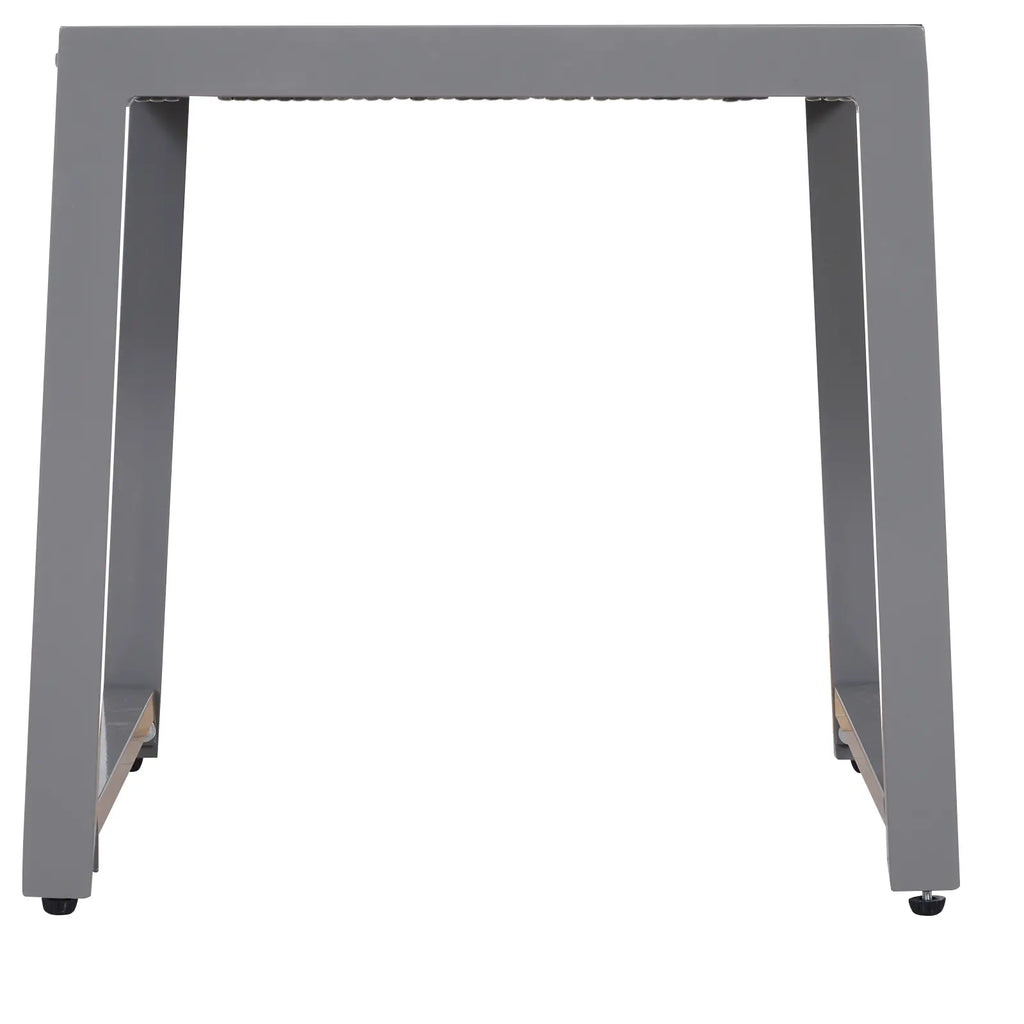 Outsunny Gartentisch Beistelltisch wetterfest flexibel Aluminium