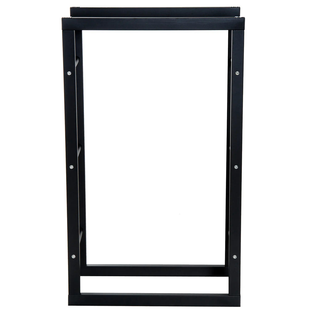 HOMCOM Kaminholzständer Kaminholzregal elegantes Design großer Stauraum
