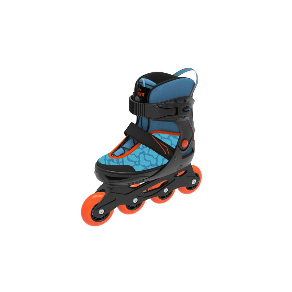 CRIVIT Kinder-Softboot-Inlineskates, mit Anziehhilfe und Tragegriff (Blau, 29-33) - B-Ware sehr gut
