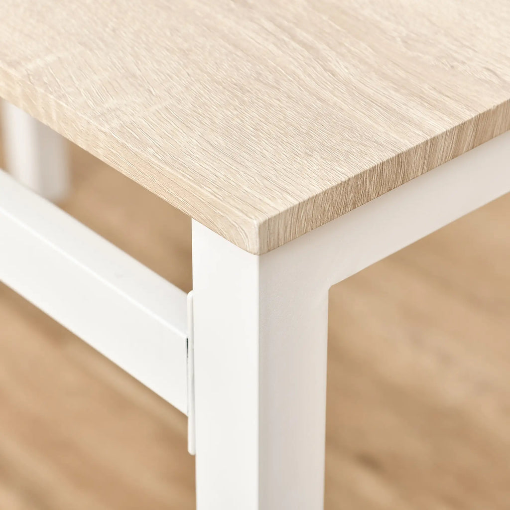 HOMCOM Essgruppe 5-teilig Landhausstil vielseitig einsetzbar