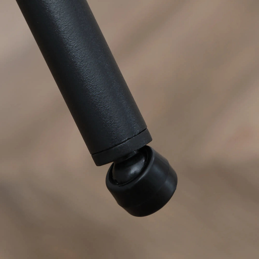 HOMCOM Esszimmerstühle 2er Set mit Komfort-Polsterung geschwungene Rückenlehne