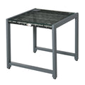 Outsunny Gartentisch Beistelltisch wetterfest flexibel Aluminium