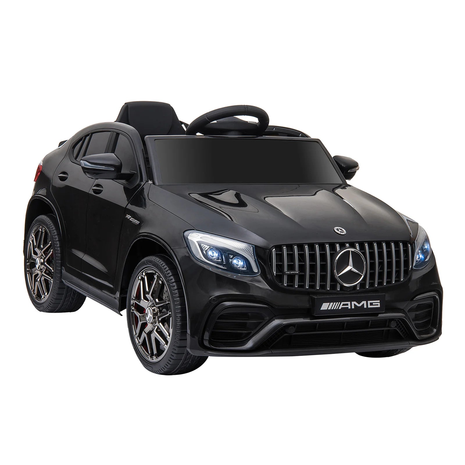 HOMCOM Kinder-Elektroauto Mercedes-Benz AMG mit Fernbedienung & Musik