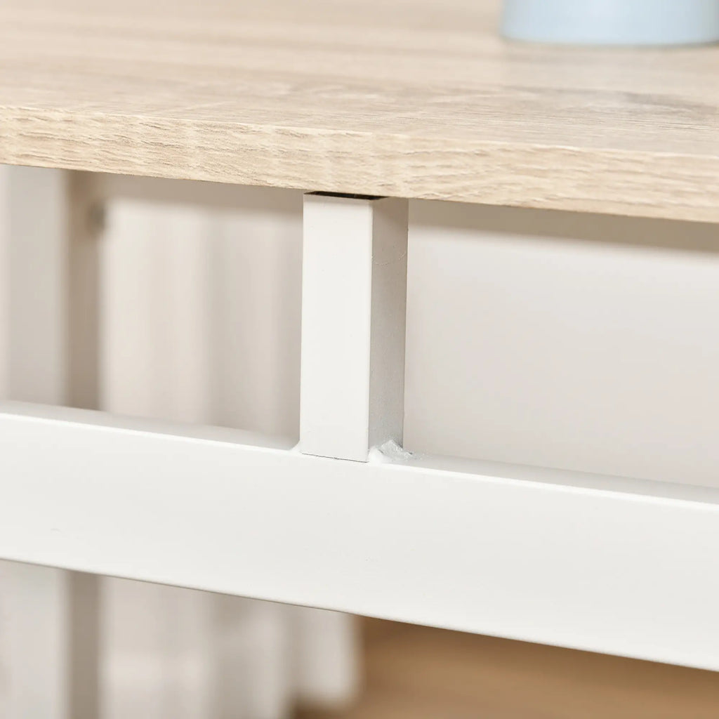 HOMCOM Essgruppe 5-teilig Landhausstil vielseitig einsetzbar